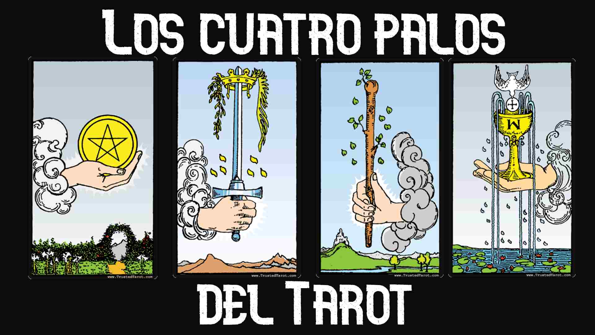 Los cuatro palos del Tarot