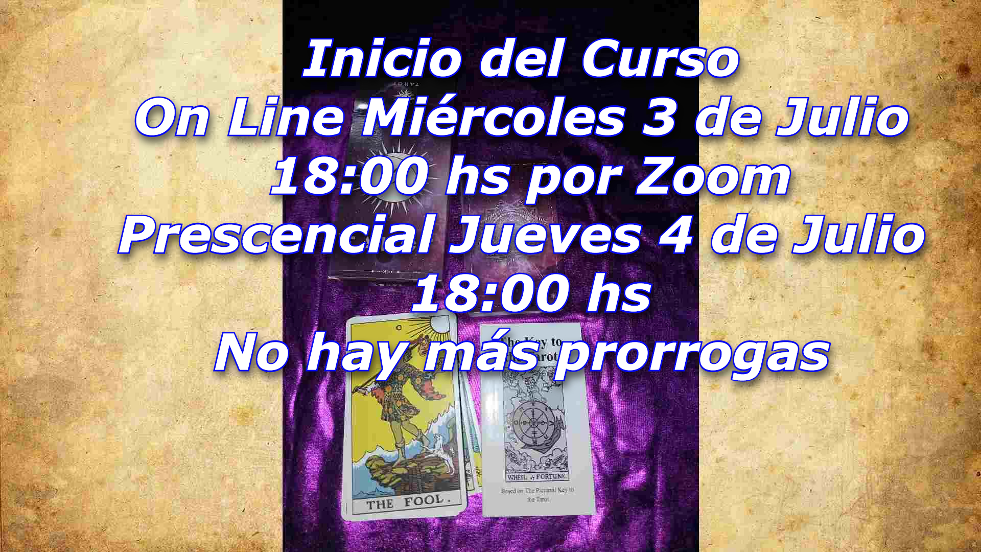 Se pospuso el inicio del curso